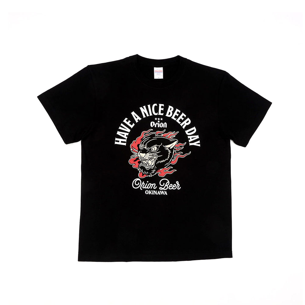 オリオンパンサーTシャツ　ブラック