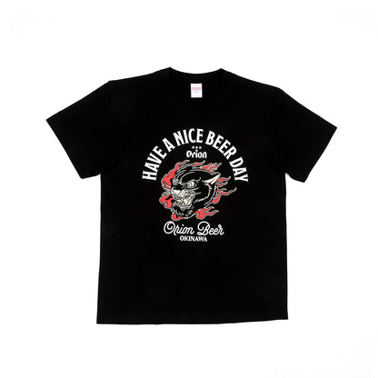 オリオンパンサーTシャツ　ブラック