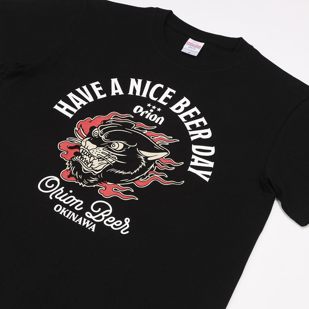 オリオンパンサーTシャツ　ブラック