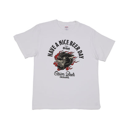 オリオンパンサーTシャツ　ホワイト