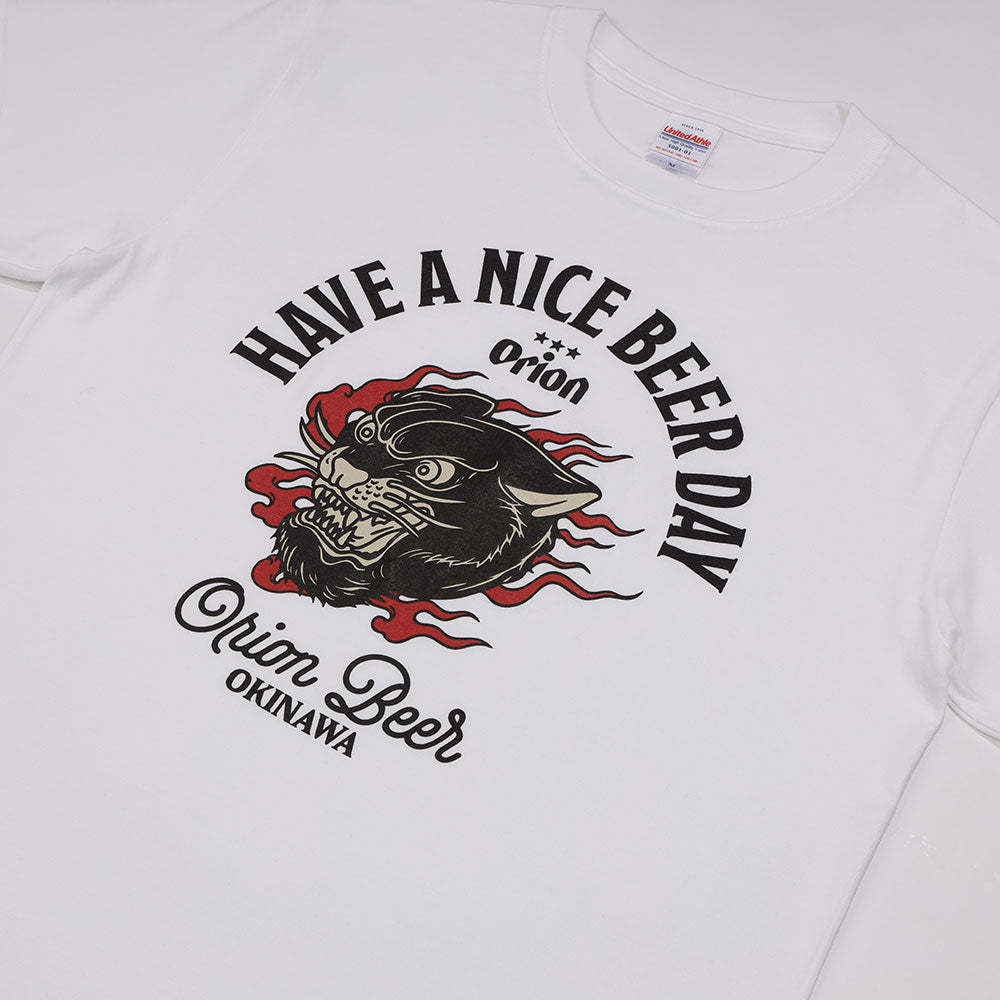 オリオンパンサーTシャツ　ホワイト
