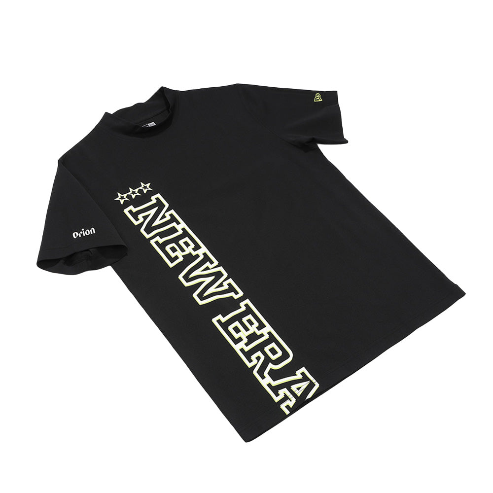 NEW ERA® × ORION ミッドネックTシャツ　ブラック