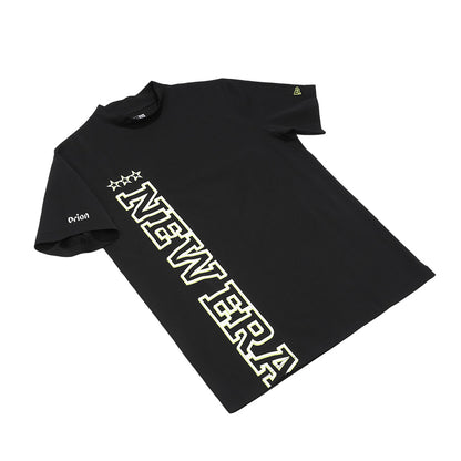 NEW ERA® × ORION ミッドネックTシャツ　ブラック