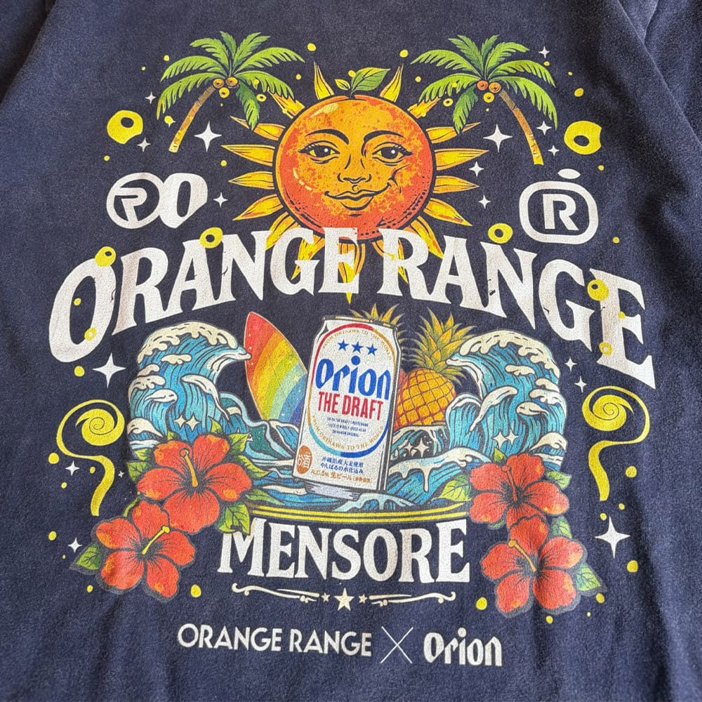【ORANGE RANGE × ORION】太陽Ｔシャツ （カラー：ネイビー）