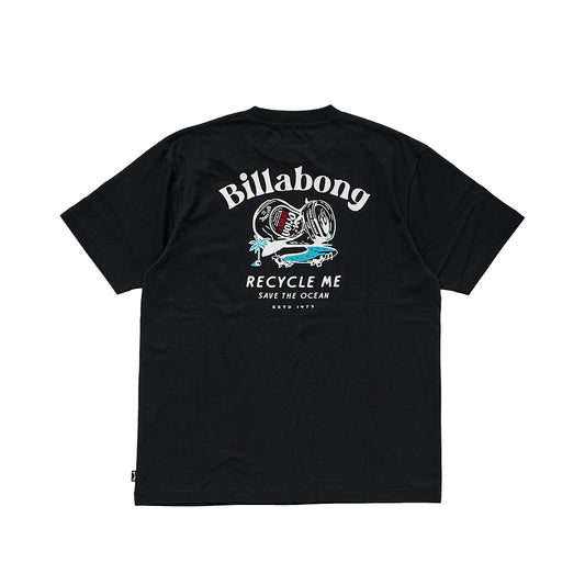 【BILLABONG × ORION】Tシャツ RECYCLE ME （カラー：BLACK）