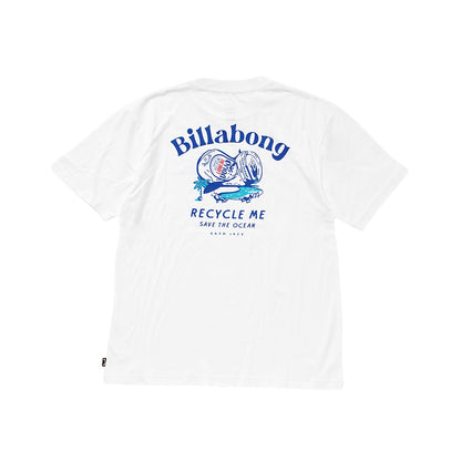 【BILLABONG × ORION】Tシャツ RECYCLE ME （カラー：WHITE）