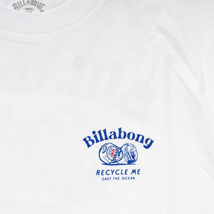 【BILLABONG × ORION】Tシャツ RECYCLE ME （カラー：WHITE）