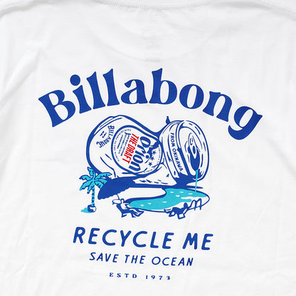 【BILLABONG × ORION】Tシャツ RECYCLE ME （カラー：WHITE）