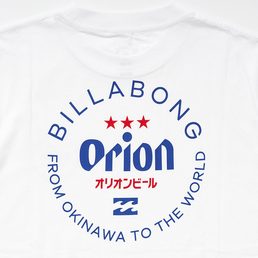 【BILLABONG × ORION】Tシャツ CIRCLE （カラー：WHITE）