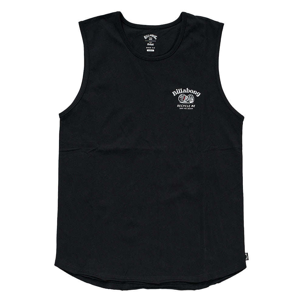 BILLABONG × ORION】タンクトップ RECYCLE ME （カラー：BLACK
