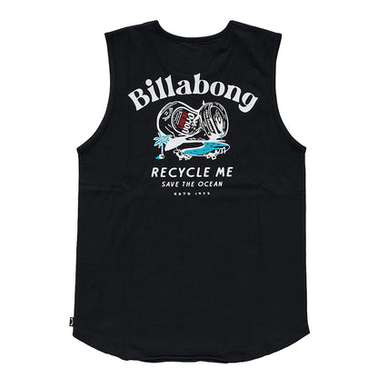 【BILLABONG × ORION】タンクトップ RECYCLE ME （カラー：BLACK）