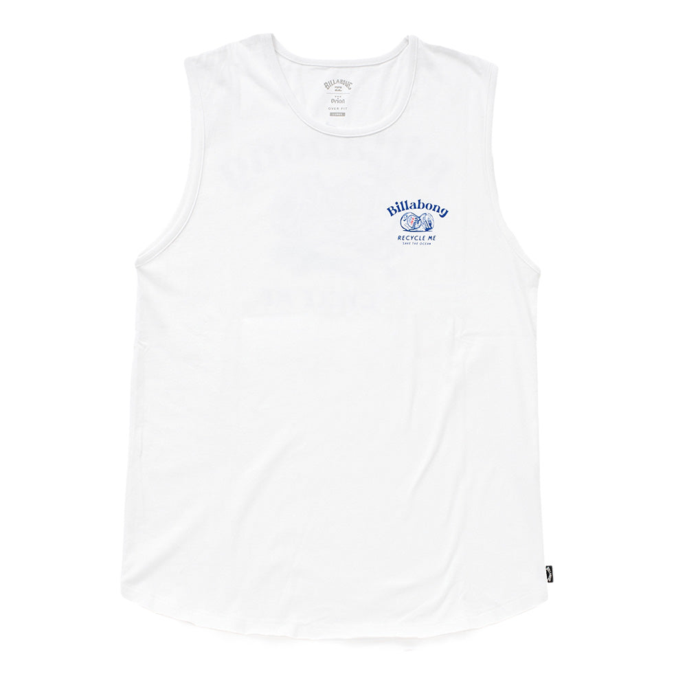 BILLABONG × ORION】タンクトップ RECYCLE ME （カラー：WHITE