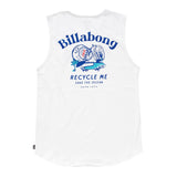 【BILLABONG × ORION】タンクトップ RECYCLE ME （カラー：WHITE）