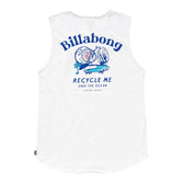 【BILLABONG × ORION】タンクトップ RECYCLE ME （カラー：WHITE）