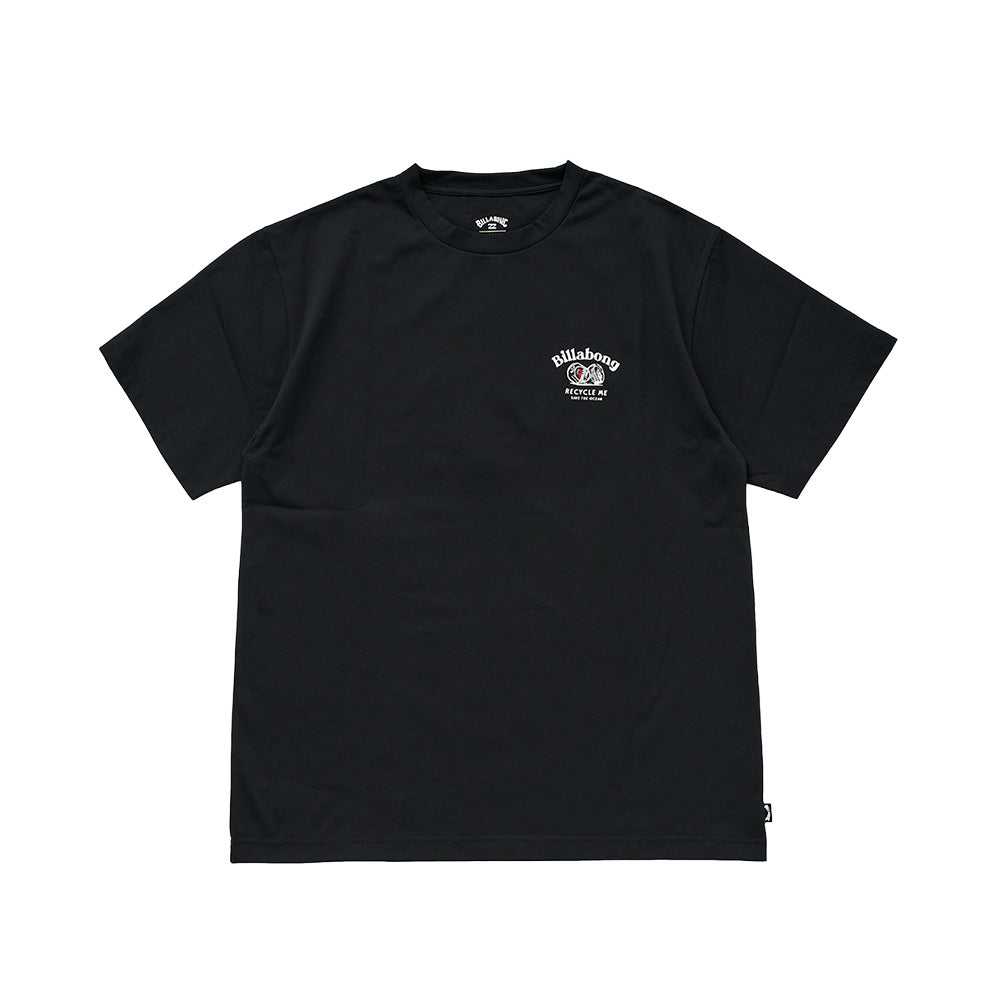 【BILLABONG × ORION】水陸両用SURF FLEX Tシャツ RECYCLE ME （カラー：BLACK）