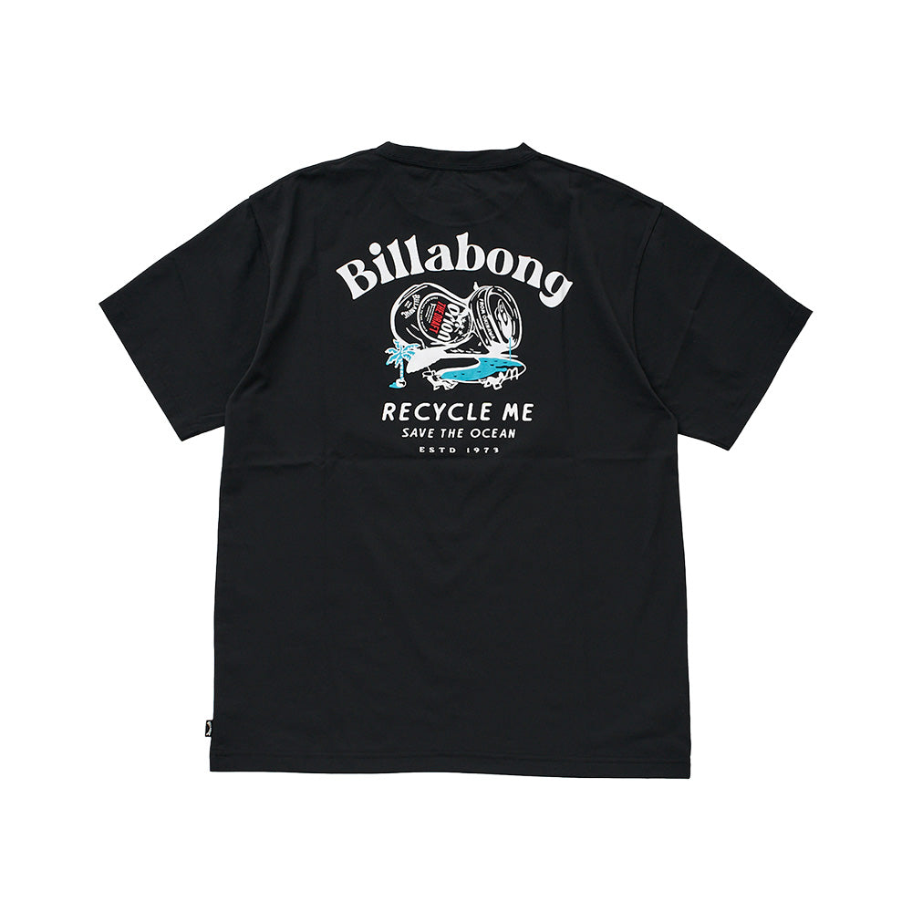 【BILLABONG × ORION】水陸両用SURF FLEX Tシャツ RECYCLE ME （カラー：BLACK）