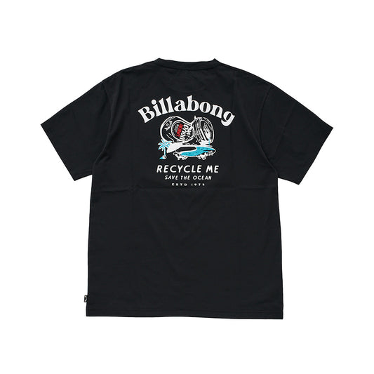 【BILLABONG × ORION】水陸両用SURF FLEX Tシャツ RECYCLE ME （カラー：BLACK）