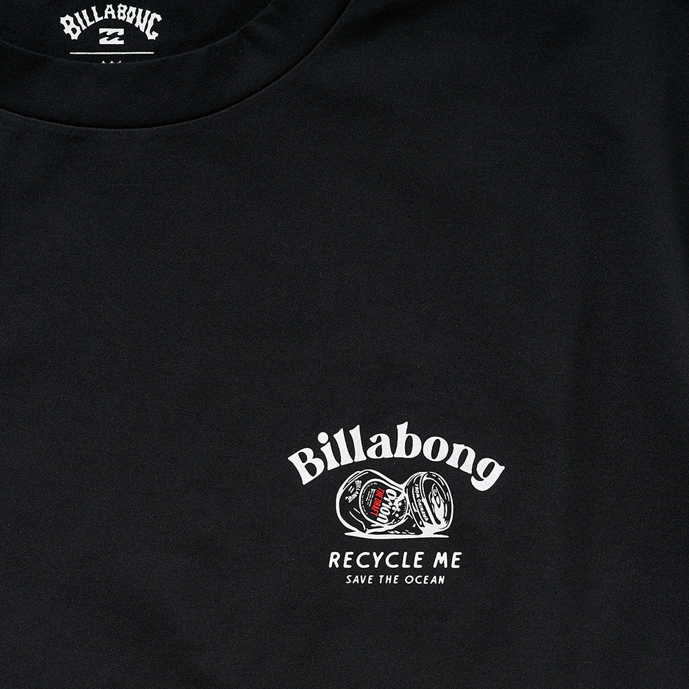 【BILLABONG × ORION】水陸両用SURF FLEX Tシャツ RECYCLE ME （カラー：BLACK）