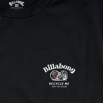 【BILLABONG × ORION】水陸両用SURF FLEX Tシャツ RECYCLE ME （カラー：BLACK）