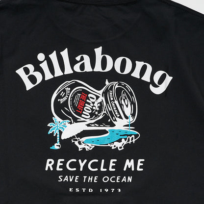 【BILLABONG × ORION】水陸両用SURF FLEX Tシャツ RECYCLE ME （カラー：BLACK）