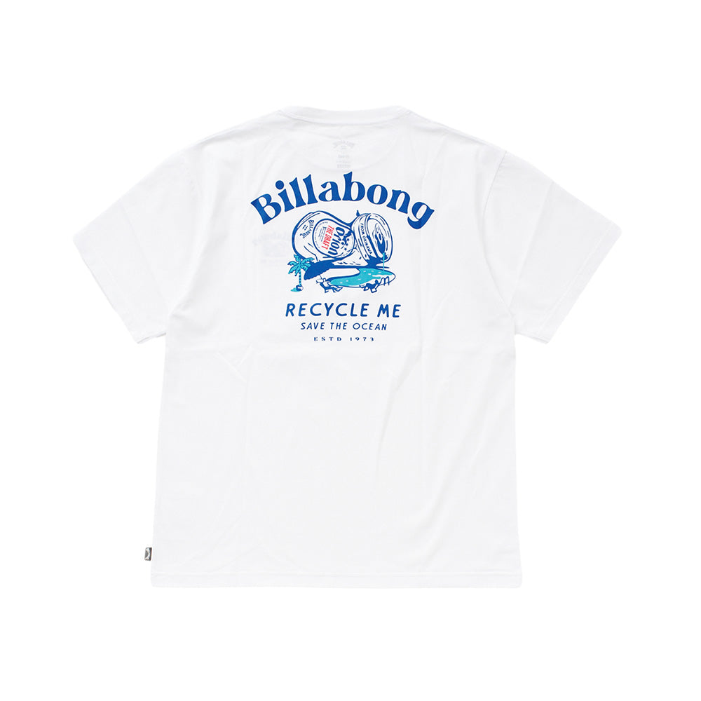 【BILLABONG × ORION】水陸両用SURF FLEX Tシャツ RECYCLE ME （カラー：WHITE）