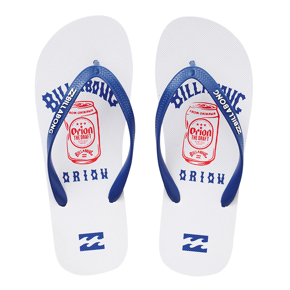 【BILLABONG × ORION】ビーチサンダル ホワイト （SIZE：24cm〜28cm）