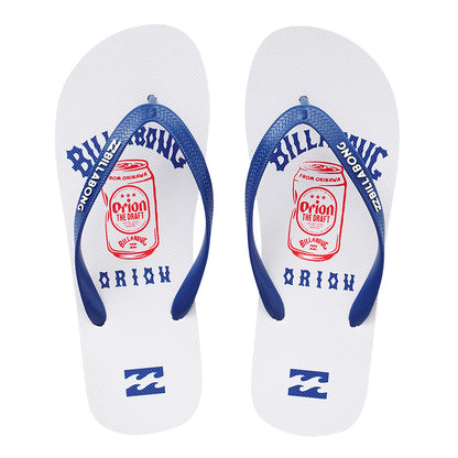 【BILLABONG × ORION】ビーチサンダル ホワイト （SIZE：24cm〜28cm）