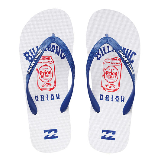 【BILLABONG × ORION】ビーチサンダル ホワイト （SIZE：24cm〜28cm）