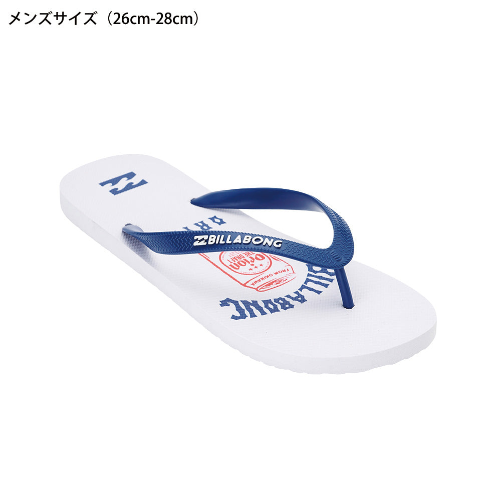 【BILLABONG × ORION】ビーチサンダル ホワイト （SIZE：24cm〜28cm）