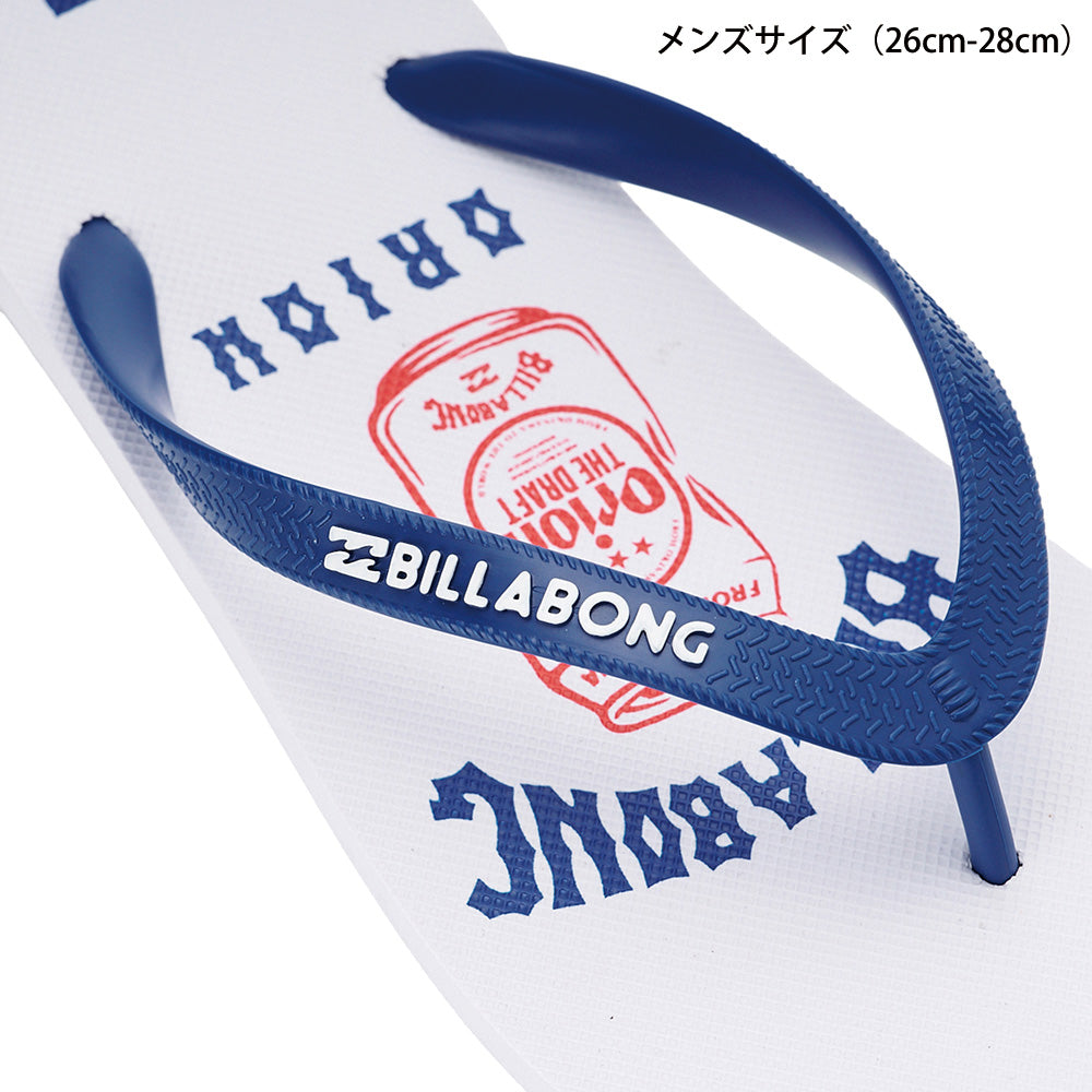 【BILLABONG × ORION】ビーチサンダル ホワイト （SIZE：24cm〜28cm）