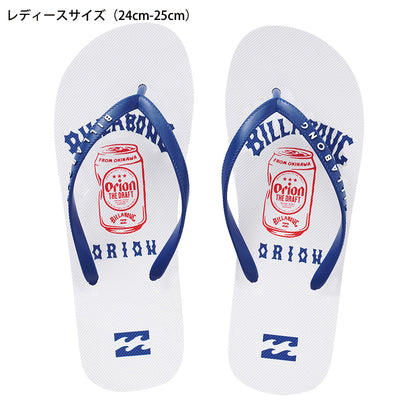 【BILLABONG × ORION】ビーチサンダル ホワイト （SIZE：24cm〜28cm）