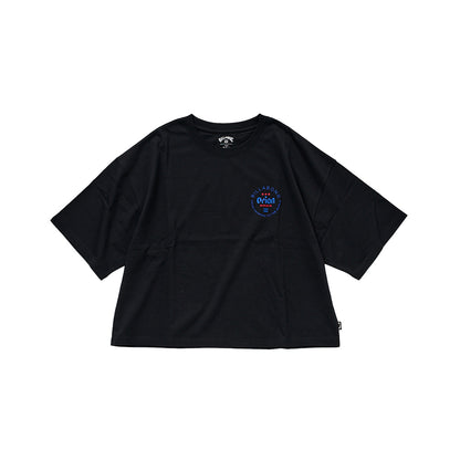 【BILLABONG × ORION】ルーズクロップドTシャツ CIRCLE （カラー：BLACK）