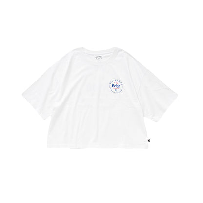 【BILLABONG × ORION】ルーズクロップドTシャツ CIRCLE （カラー：WHITE）