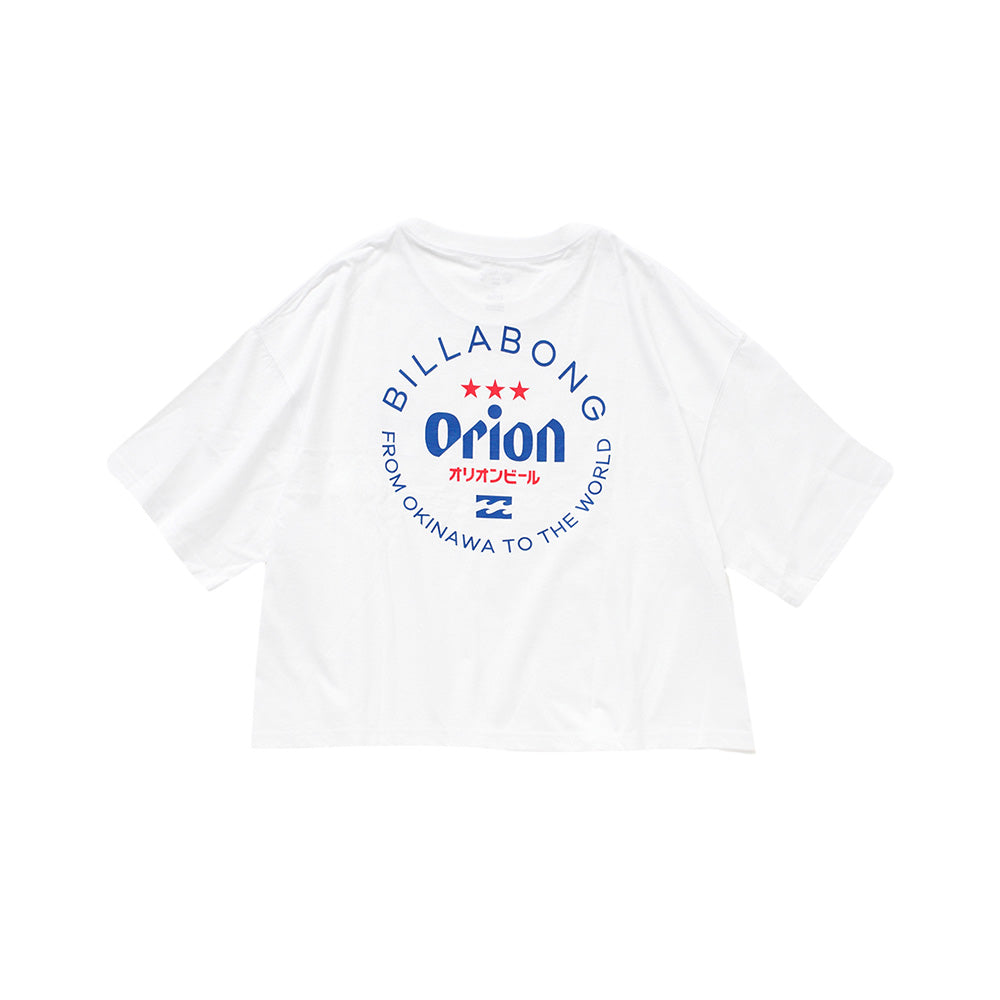 【BILLABONG × ORION】ルーズクロップドTシャツ CIRCLE （カラー：WHITE）