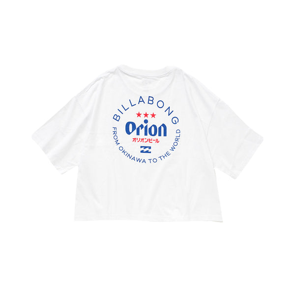 【BILLABONG × ORION】ルーズクロップドTシャツ CIRCLE （カラー：WHITE）