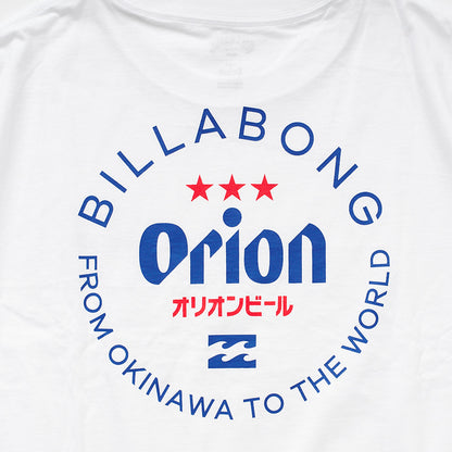 【BILLABONG × ORION】ルーズクロップドTシャツ CIRCLE （カラー：WHITE）