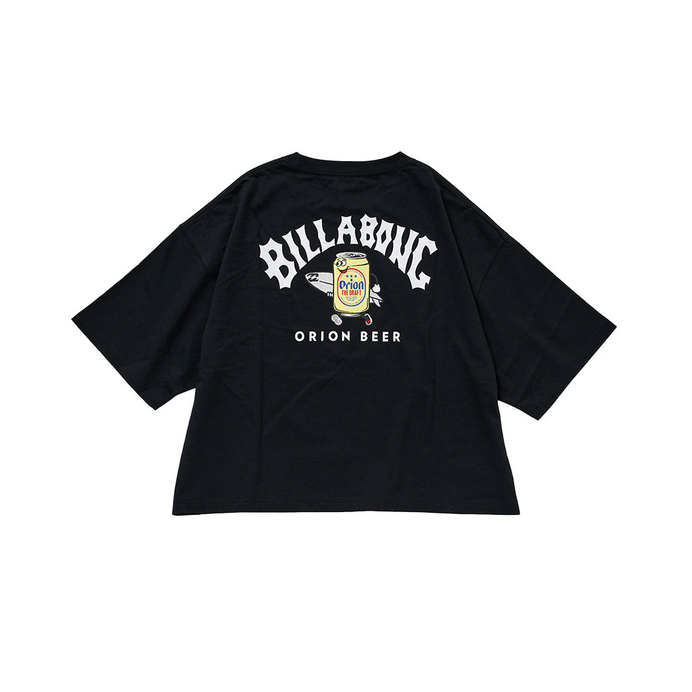 【BILLABONG × ORION】ルーズクロップドTシャツ CHARA （カラー：BLACK）