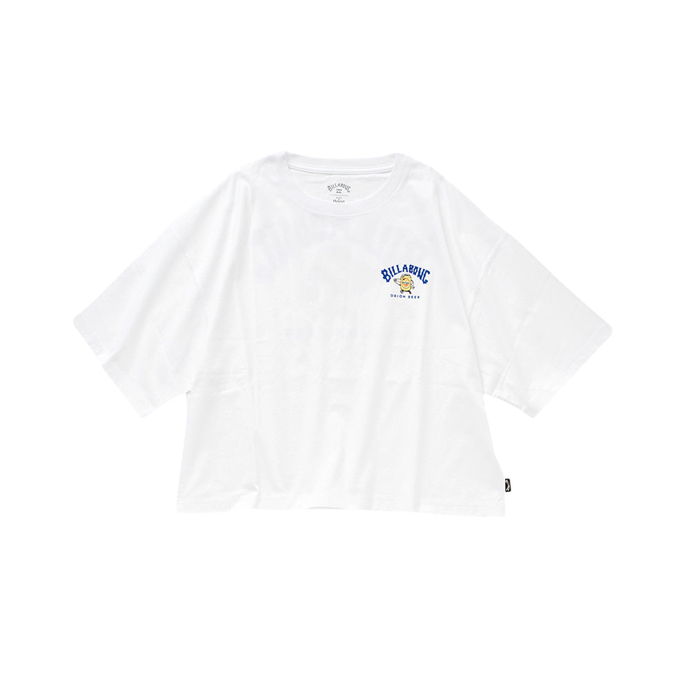 【BILLABONG × ORION】ルーズクロップドTシャツ CHARA （カラー：WHITE）