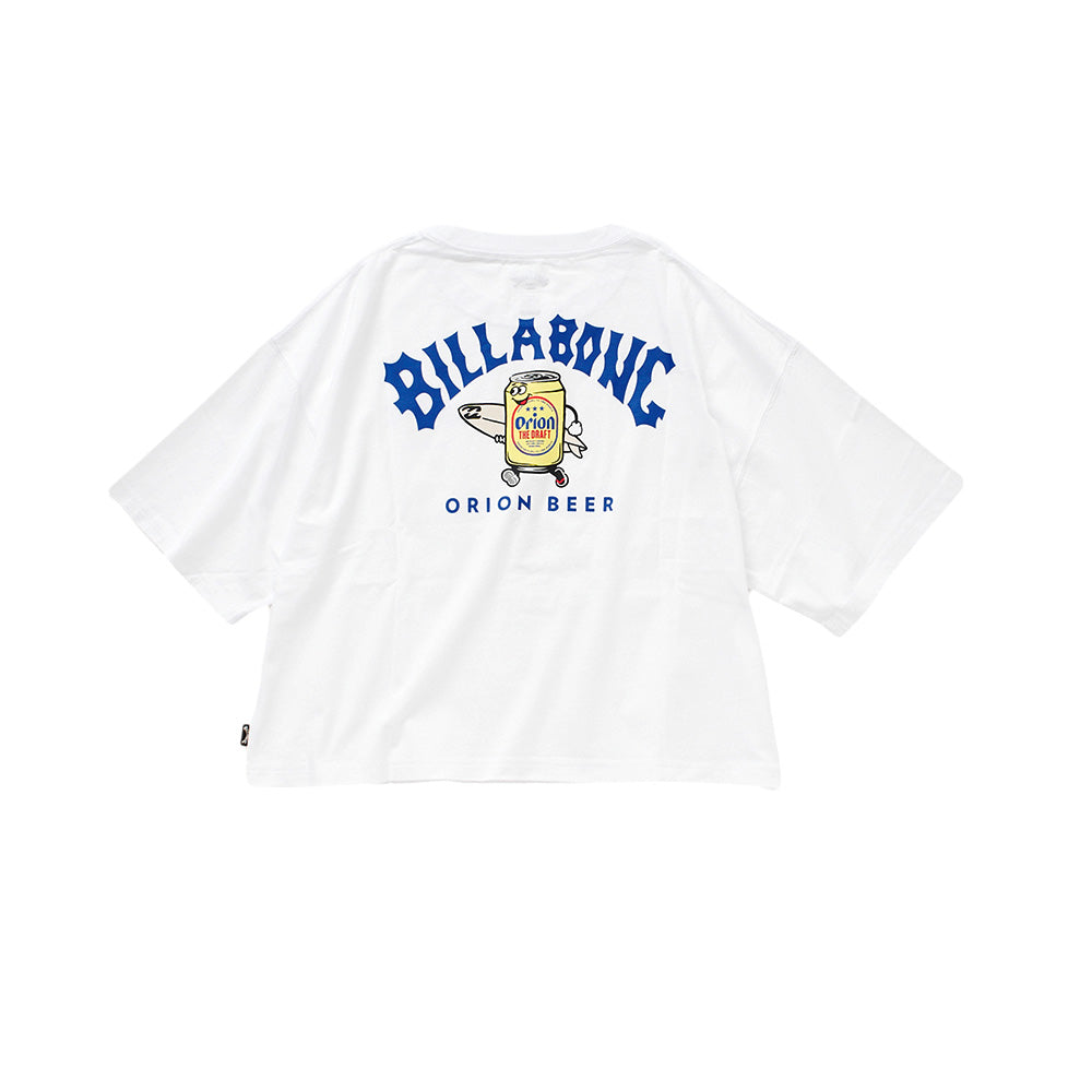 【BILLABONG × ORION】ルーズクロップドTシャツ CHARA （カラー：WHITE）