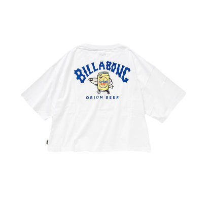 【BILLABONG × ORION】ルーズクロップドTシャツ CHARA （カラー：WHITE）