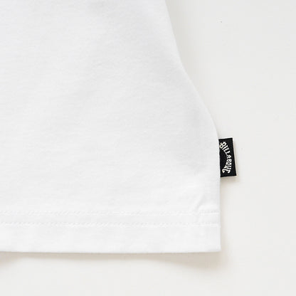 【BILLABONG × ORION】ルーズクロップドTシャツ CHARA （カラー：WHITE）