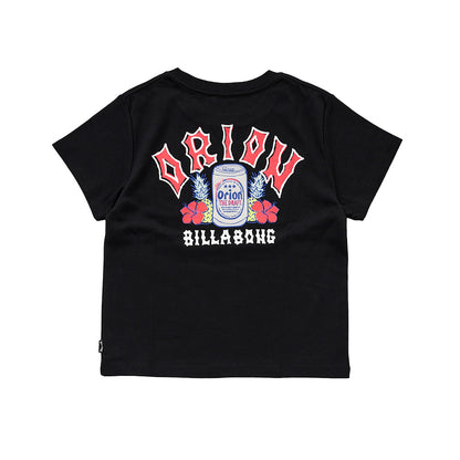 【BILLABONG × ORION】ベビーフィットTシャツ ARCH （カラー：BLACK）