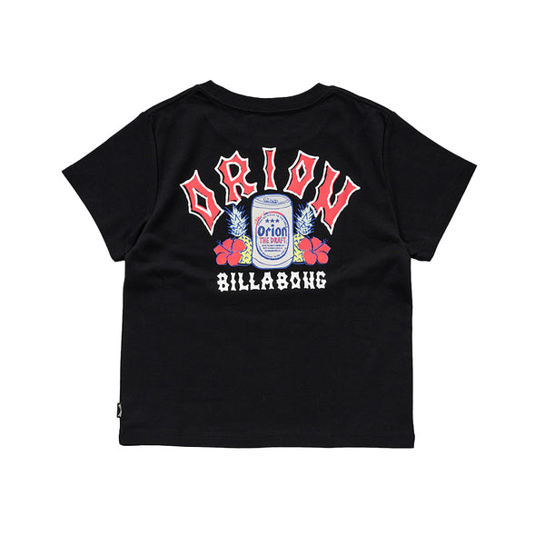 【BILLABONG × ORION】ベビーフィットTシャツ ARCH （カラー：BLACK）