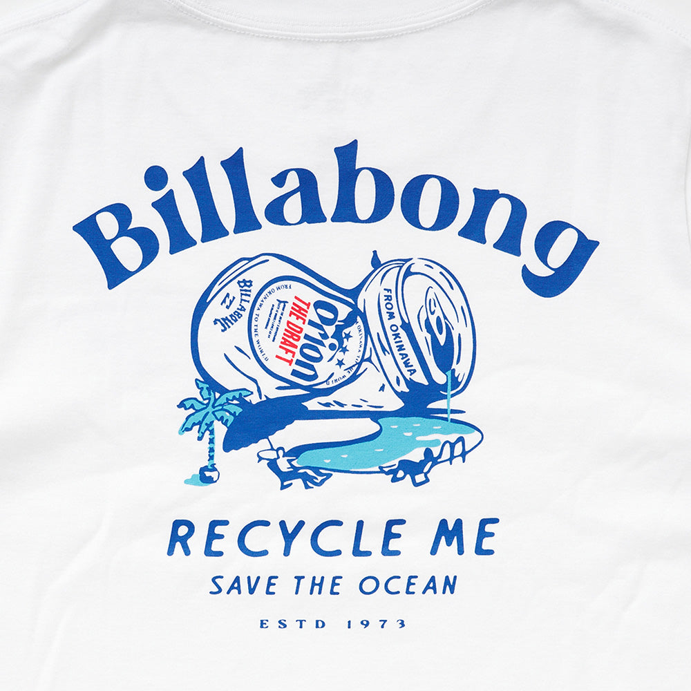 【BILLABONG × ORION】ベビーフィットTシャツ ARCH （カラー：WHITE）