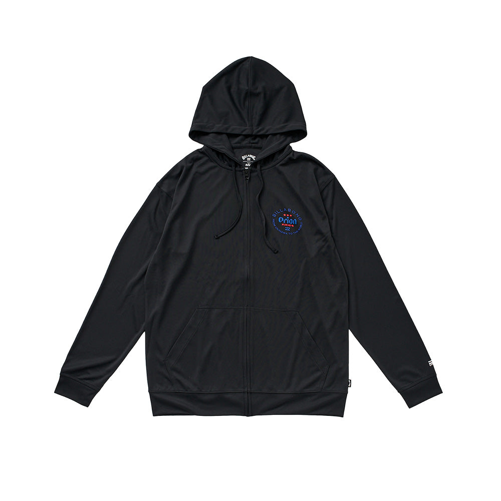 【BILLABONG × ORION】メンズラッシュジップフード （カラー：BLACK）