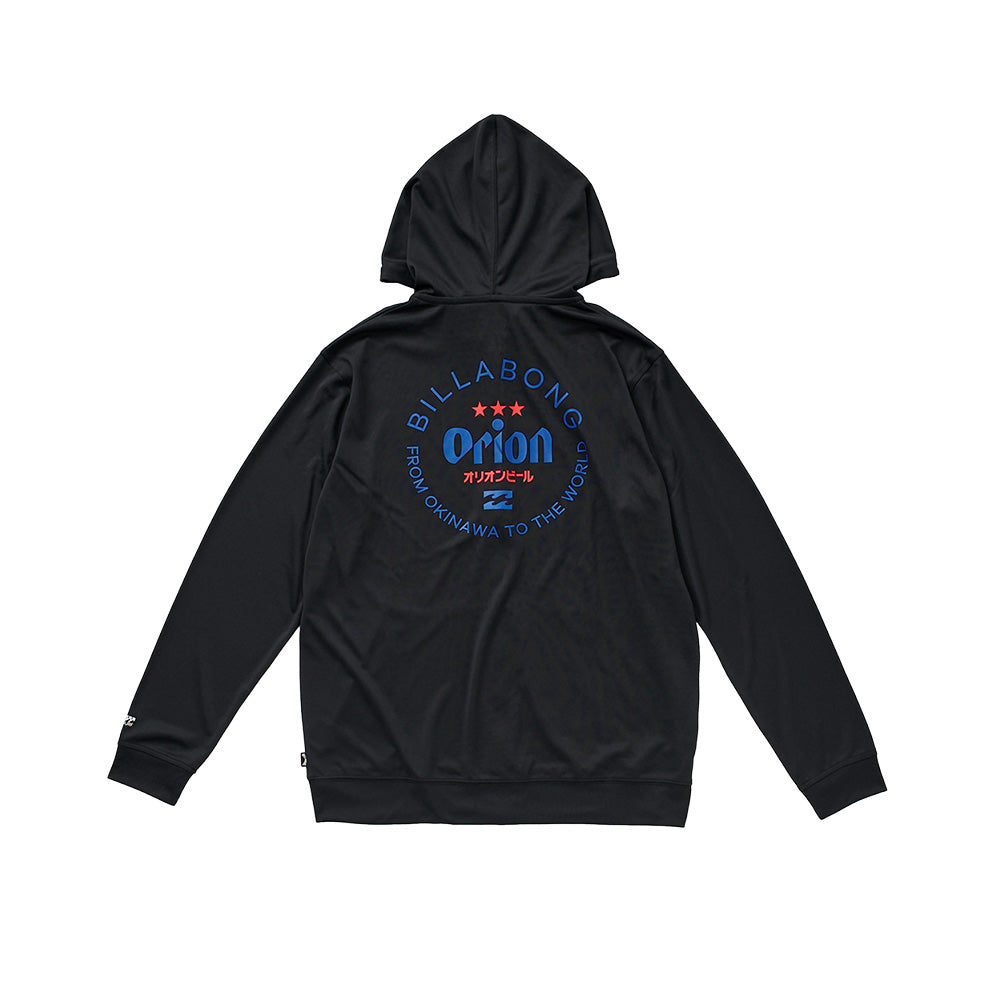 【BILLABONG × ORION】メンズラッシュジップフード （カラー：BLACK）