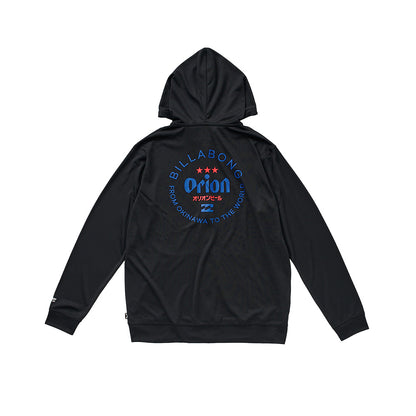 【BILLABONG × ORION】メンズラッシュジップフード （カラー：BLACK）