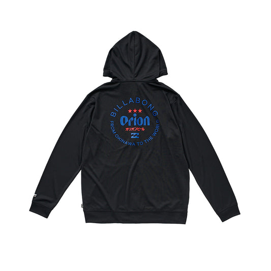 【BILLABONG × ORION】メンズラッシュジップフード （カラー：BLACK）