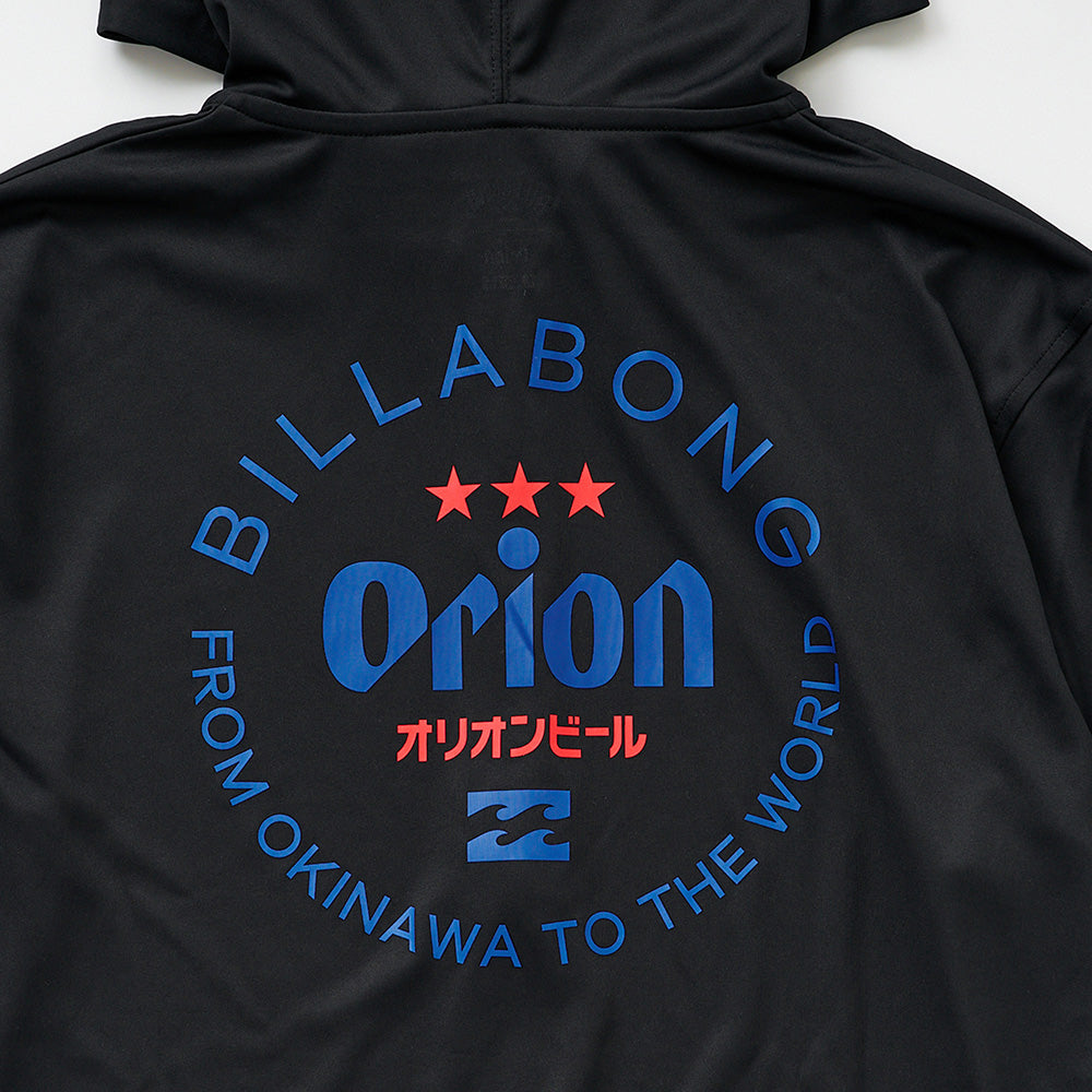 【BILLABONG × ORION】メンズラッシュジップフード （カラー：BLACK）