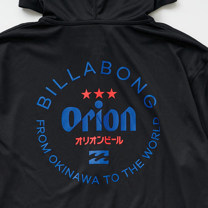 【BILLABONG × ORION】メンズラッシュジップフード （カラー：BLACK）